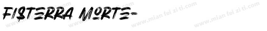 Fisterra Morte字体转换